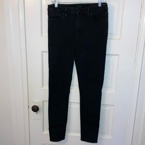 Women's Joe's Jeans High Rise Skinny Ankle Jeans size 31 black denim
